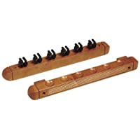 Soporte de pared de madera para 6 Colas